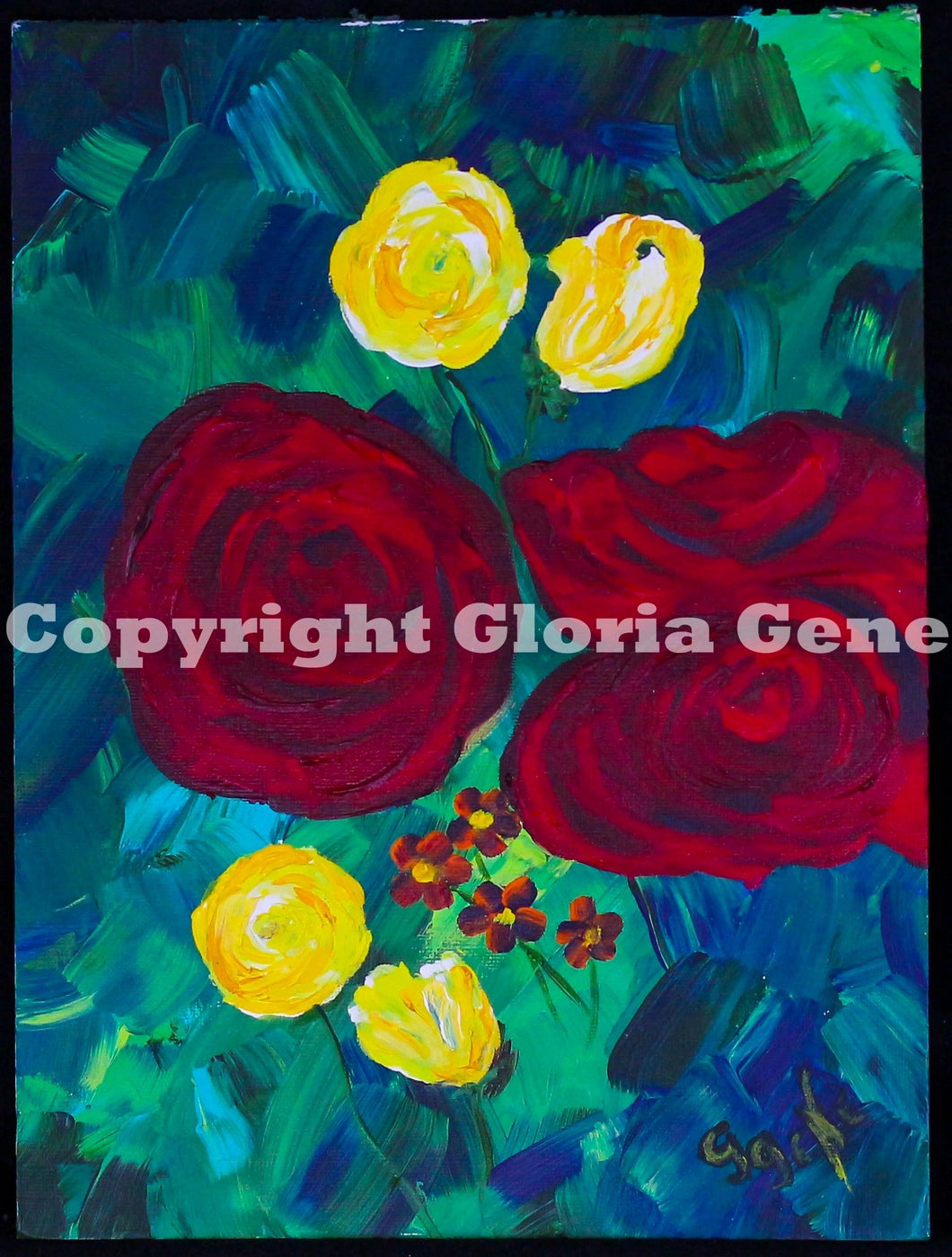 Red Roses 9x12