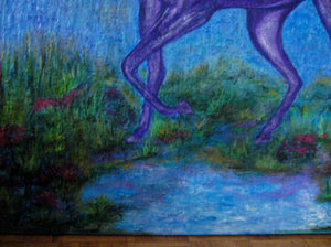 Purple Horse 48x60