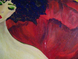 Eve She is the Poppy Large 24 x 36